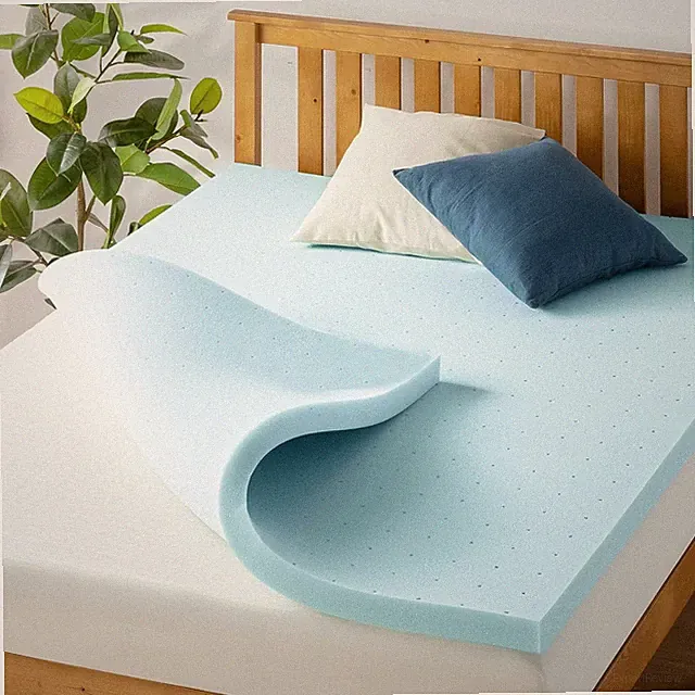 1.5 Inch Cooling Gel Vented Memory Foam Mattress Topper Queen Full King Twin
