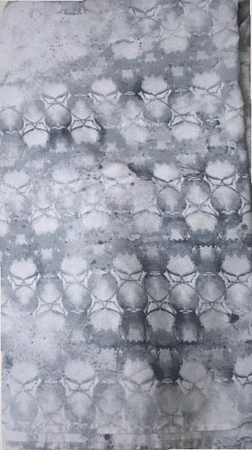 BED SKIRT KATHY DAVIS HOME TWIN Gray 100% Cotton 15" Drop NEW
