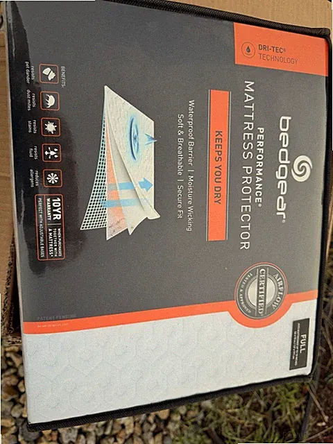 Bedgear Dri-tec Technology Moisture Wicking Mattress Protector (FULL)