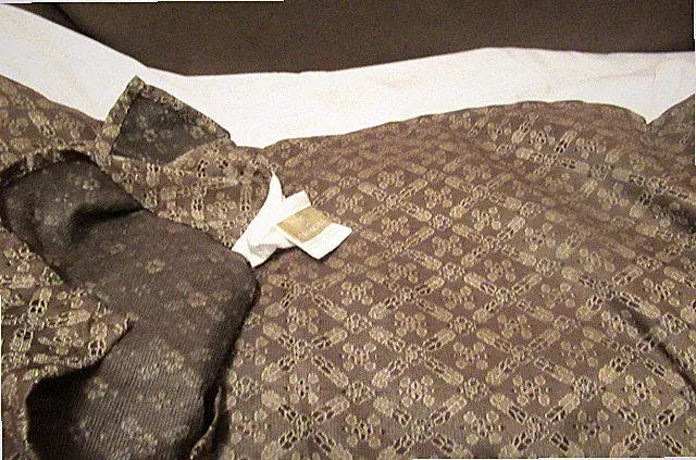 Croscill Gold & Brown Queen Bed Skirt - Machine Wash - 100% Polyester