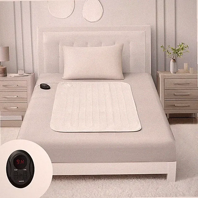 Electric Heated Mattress Pad Mini Twin 31x55 Bed Warmer USB Frost Free 9 Heat
