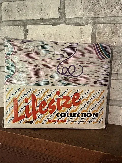 Lifesize Collection Brand 80s 90s Vintage Retro Twin Bed Skirt