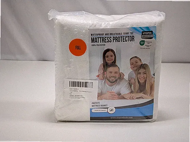 Utopia Bedding Terry Mattress Protector Waterproof Premium Oeko Tex Full Size