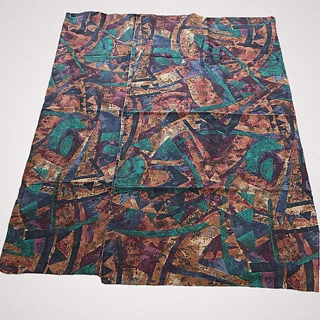Vtg 90s Abstract Artsy Pillow Cases King Size Boho Hippie Cotton